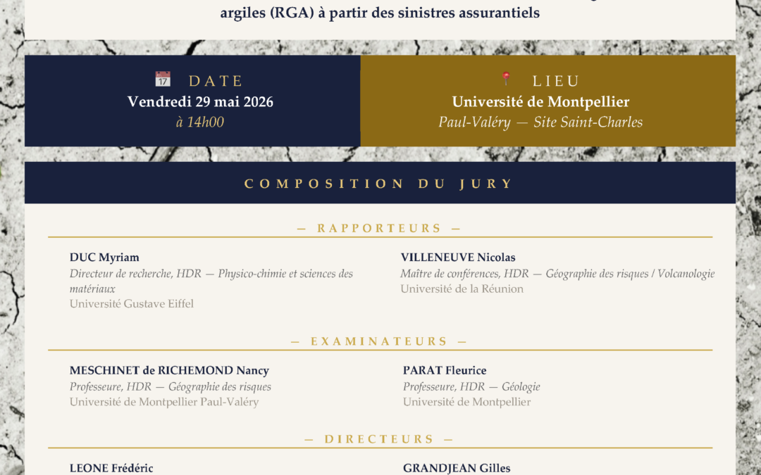 Soutenance de thèse de M. Noël Mzungu : vendredi 29 mai 2026